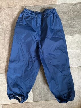 MEC Heritage Rain Pant Sz 4 Navy Blue Elastic Cuff